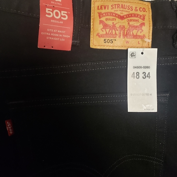 NWT Men's Levi's 505 Jeans - Picture 2 of 6
